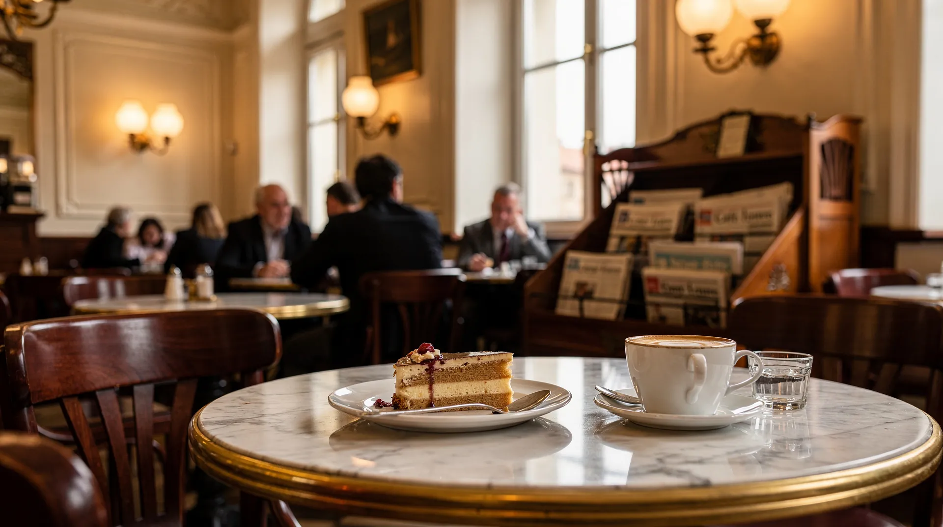 The kavárna as institution — Prague's café culture from Slavia to specialty coffee