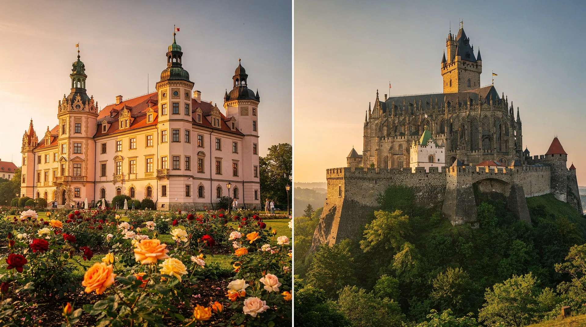 Konopiště and Karlštejn castles combo day trip