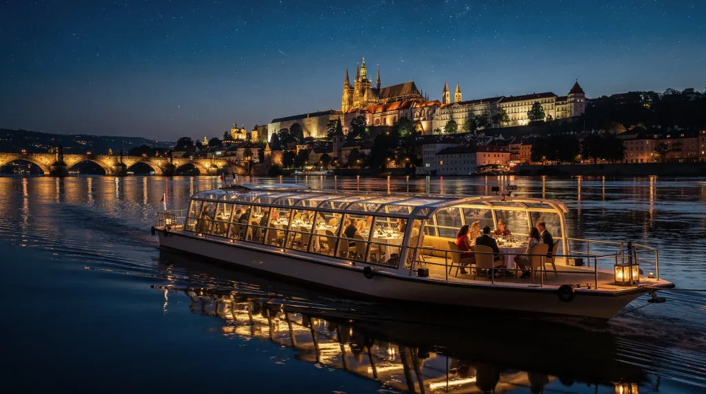 Dinner cruises on the Vltava — Prague's best river dining experience