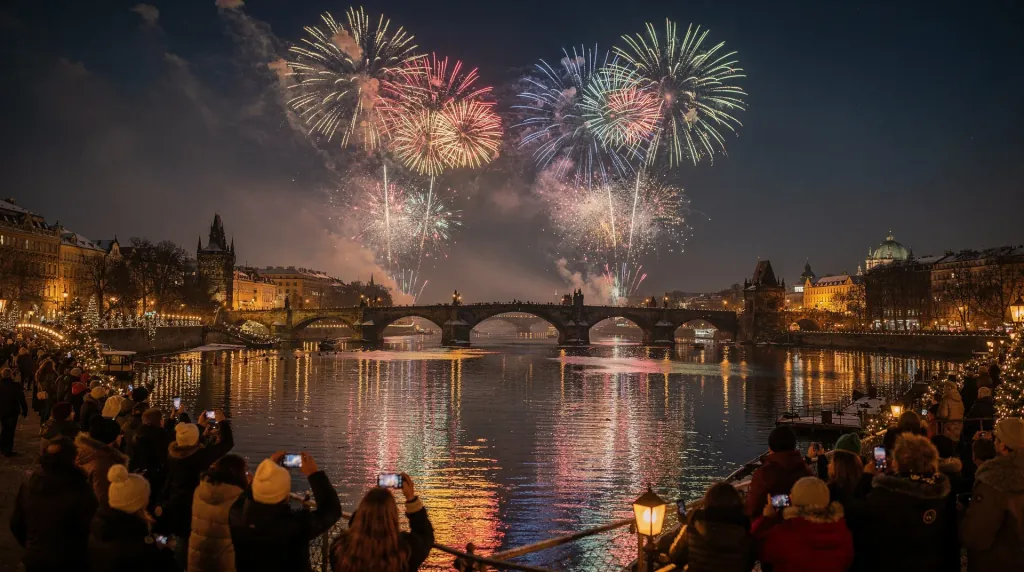New Year's Eve in Prague — fireworks, crowds, and what actually works