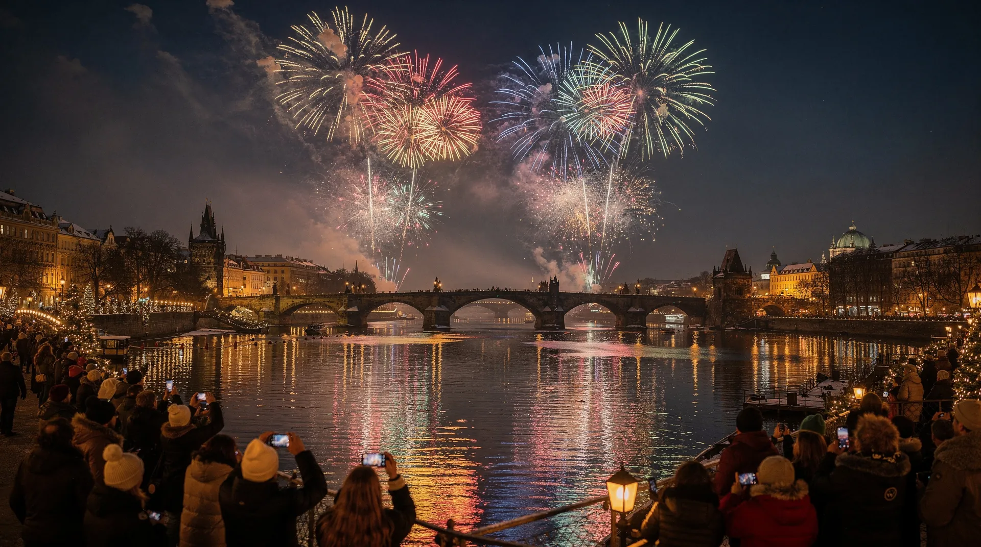 New Year's Eve in Prague — fireworks, crowds, and what actually works