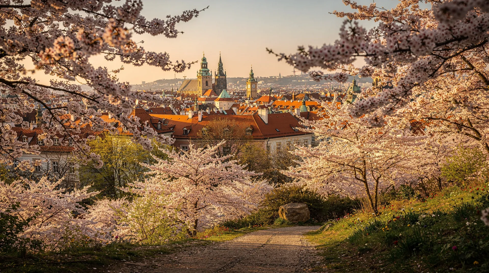 Prague in April — Easter markets, blossoms, Walpurgis Night